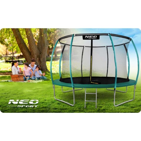 Trampolina ogrodowa profilowana 14ft/435cm z siatką wewnętrzną Neo-Sport Trampolina ogrodowa profilowana 14ft/435cm z siatką wewnętrzną Neo-Sport