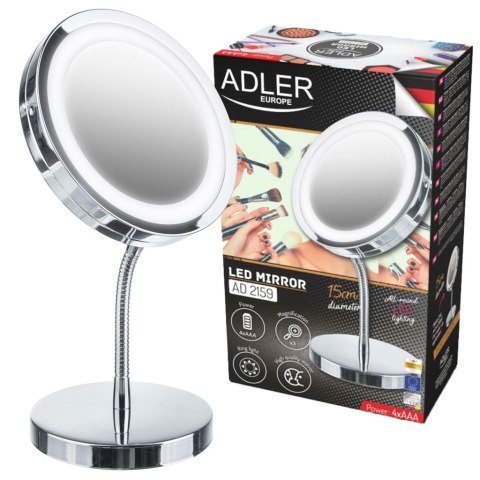 Adler AD 2159 Lusterko z podświetleniem LED do makijażu łazienkowe Adler AD 2159 Lusterko z podświetleniem LED do makijażu łazienkowe