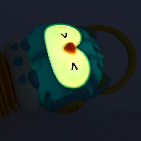 Harmonia akordeon zabawka sensoryczna dla dzieci sowa niebieska grająca LED 30cm Harmonia akordeon zabawka sensoryczna dla dzieci sowa niebieska grająca LED 30cm