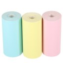 Rolki termiczne papier do drukarki apartu 5,7cm x 3m 3 sztuki kolorowe