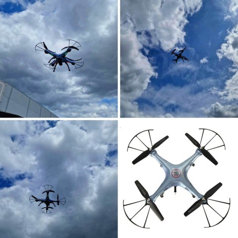Dron RC Syma X5HW kamera FPV WiFi 2,4GHz niebieski Dron RC Syma X5HW kamera FPV WiFi 2,4GHz niebieski