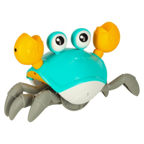 Krab pełzający interaktywny z dźwiękiem zielony Krab pełzający interaktywny z dźwiękiem zielony
