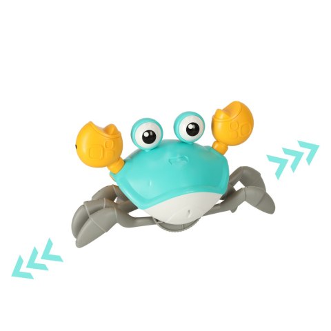 Krab pełzający interaktywny z dźwiękiem zielony Krab pełzający interaktywny z dźwiękiem zielony