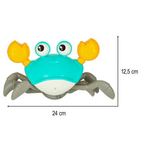 Krab pełzający interaktywny z dźwiękiem zielony Krab pełzający interaktywny z dźwiękiem zielony