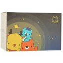 Lampka nocna dla dzieci silikonowa dotykowa miękka RGB LED USB jelonek