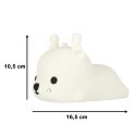 Lampka nocna dla dzieci silikonowa dotykowa miękka RGB LED USB jelonek