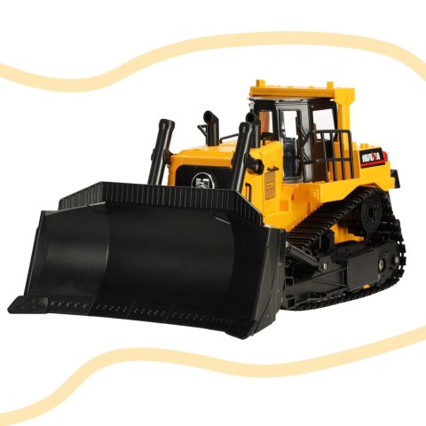 Spychacz buldożer zdalnie sterowany na pilota RC H-Toys 1554 2,4GHz 1:16 Spychacz buldożer zdalnie sterowany na pilota RC H-Toys 1554 2,4GHz 1:16