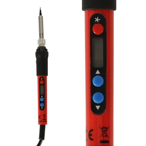 KAFUWELL Lutownica oporowa grzałkowa regulacja temperatury wyświetlacz LCD 80W KAFUWELL Lutownica oporowa grzałkowa regulacja temperatury wyświetlacz LCD 80W