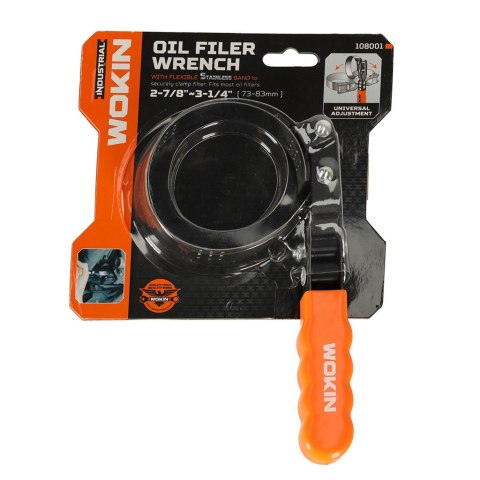 WOKIN Klucz tasiemkowy opaskowy paskowy do filtra oleju 73-83mm WOKIN Klucz tasiemkowy opaskowy paskowy do filtra oleju 73-83mm