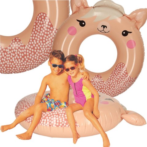 INTEX 59266 Kółko do pływania koło dmuchane ponton plażowy lama max 40kg 76 cm INTEX 59266 Kółko do pływania koło dmuchane ponton plażowy lama max 40kg 76 cm