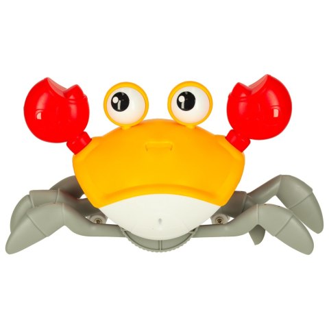 Krab uciekający pełzający czujnik interaktywna akumulator USB czerwony Krab uciekający pełzający czujnik interaktywna akumulator USB czerwony