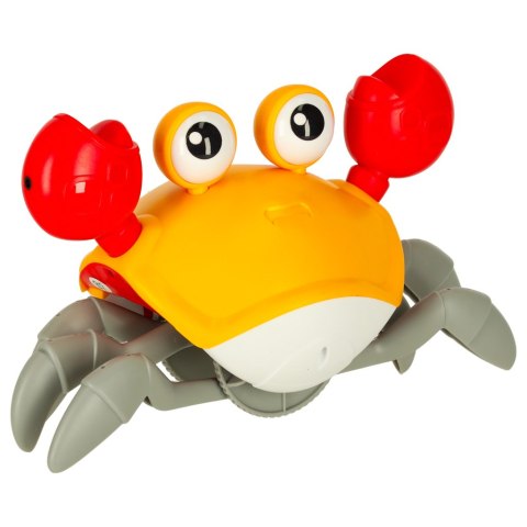 Krab uciekający pełzający czujnik interaktywna akumulator USB czerwony Krab uciekający pełzający czujnik interaktywna akumulator USB czerwony