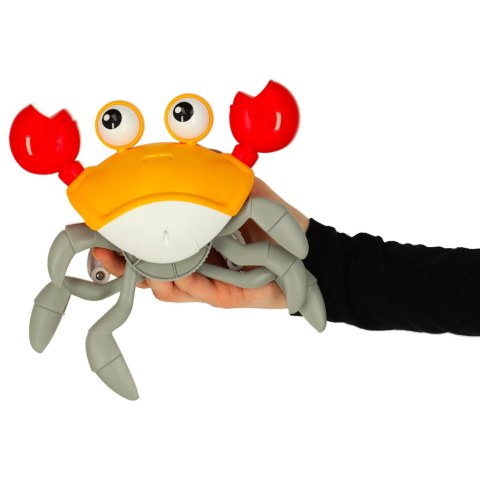 Krab uciekający pełzający czujnik interaktywna akumulator USB czerwony Krab uciekający pełzający czujnik interaktywna akumulator USB czerwony