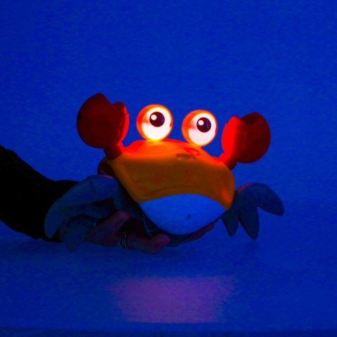 Krab uciekający pełzający czujnik interaktywna akumulator USB czerwony Krab uciekający pełzający czujnik interaktywna akumulator USB czerwony