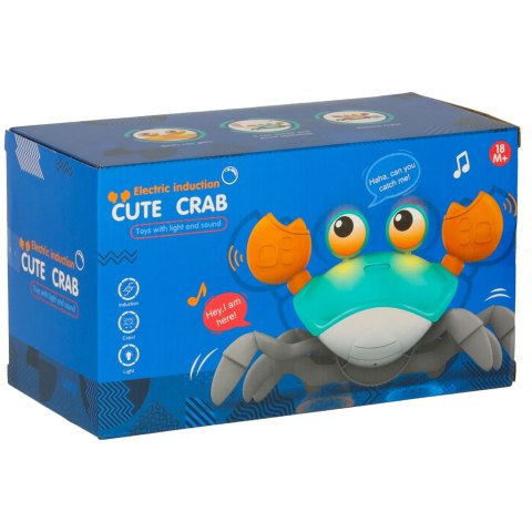 Krab uciekający pełzający czujnik interaktywna akumulator USB czerwony Krab uciekający pełzający czujnik interaktywna akumulator USB czerwony