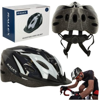 Kask rowerowy RALLEX otwory wentylacyjne regulowany damski męski uniwersalny młodzieżowy regulowany 58-61 cm