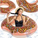 Kółko do pływania koło dmuchane BESTWAY 36188 donut brązowe 107cm