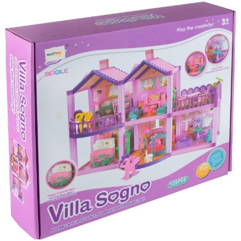 Domek dla lalek i kucyków Villa z konikami 38,5cm Domek dla lalek i kucyków Villa z konikami 38,5cm