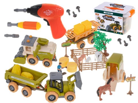 Gospodarstwo rolne farma traktor kombajn maszyny rolnicze zwierzęta zagroda konie + narzędzia wkrętarka Gospodarstwo rolne farma traktor kombajn maszyny rolnicze zwierzęta zagroda konie + narzędzia wkrętarka