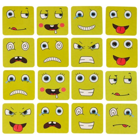 Gra edukacyjne wyzwania nauka emocji klocki drewniane Gra edukacyjne wyzwania nauka emocji klocki drewniane