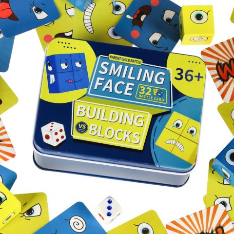 Gra edukacyjne wyzwania nauka emocji klocki drewniane Gra edukacyjne wyzwania nauka emocji klocki drewniane