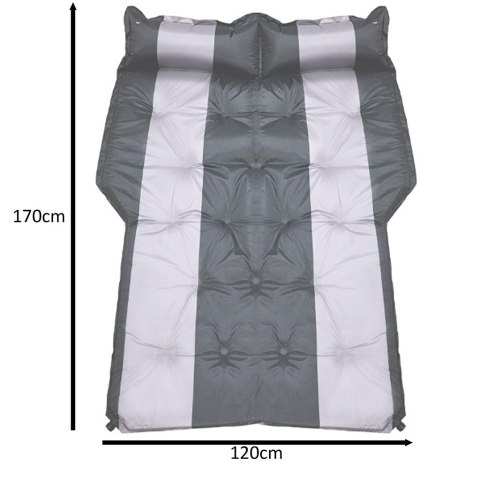 Materac łóżko do samochodu auta dmuchany 170x120cm czarne Materac łóżko do samochodu auta dmuchany 170x120cm czarne