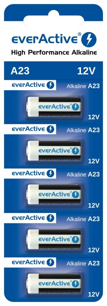 Bateria alkaiczna everActive 23A blister 5szt Bateria alkaiczna everActive 23A blister 5szt