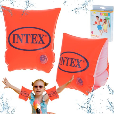 INTEX Rękawki dmuchane do pływania pływaczki pomarańczowe 2-5 lat INTEX Rękawki dmuchane do pływania pływaczki pomarańczowe 2-5 lat