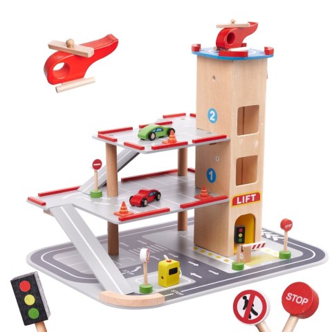 Parking drewniany garaż LULILO BENINO piętrowy Parking drewniany garaż LULILO BENINO piętrowy