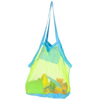 Torba plażowa duża na plażę worek siatka na zabawki zakupy uchwyt wakacje etui