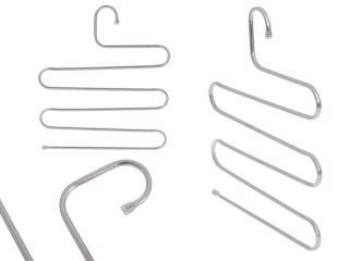 Wieszak na spodnie do szafy garderoby na ręczniki krawaty apaszki na 5 par uniwersalny