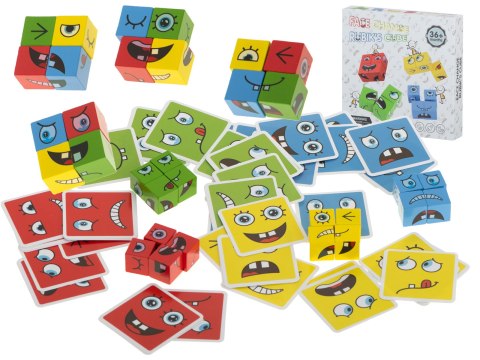 Klocki kreatywne montessori wyzwania zmieniające twarz emocje Klocki kreatywne montessori wyzwania zmieniające twarz emocje