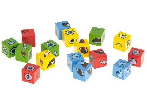 Klocki kreatywne montessori wyzwania zmieniające twarz emocje Klocki kreatywne montessori wyzwania zmieniające twarz emocje