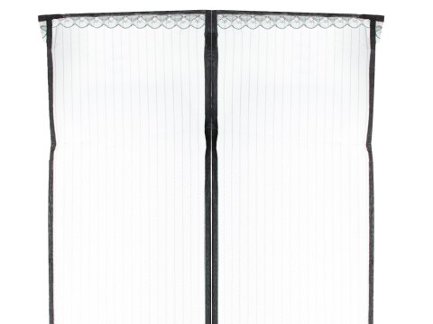 Moskitiera siatka magnetyczna na drzwi 110x220cm CZARNA Moskitiera siatka magnetyczna na drzwi 110x220cm CZARNA