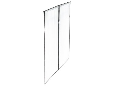 Moskitiera siatka magnetyczna na drzwi 110x220cm CZARNA Moskitiera siatka magnetyczna na drzwi 110x220cm CZARNA