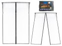 Moskitiera siatka magnetyczna na drzwi 85x210cm CZARNA