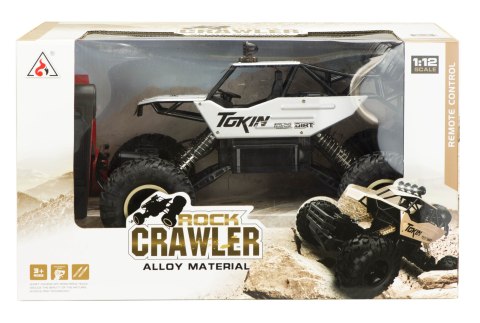Samochód zdalnie sterowany na pilota RC Rock Crawler 1:12 4WD METAL srebrny Samochód zdalnie sterowany na pilota RC Rock Crawler 1:12 4WD METAL srebrny