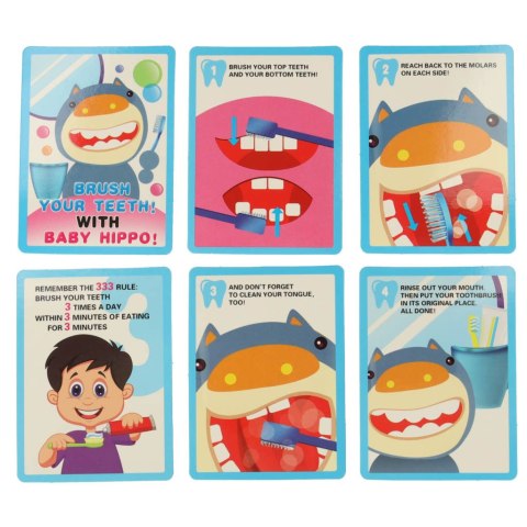 Dentysta zestaw lekarski hipopotam niebieski Dentysta zestaw lekarski hipopotam niebieski