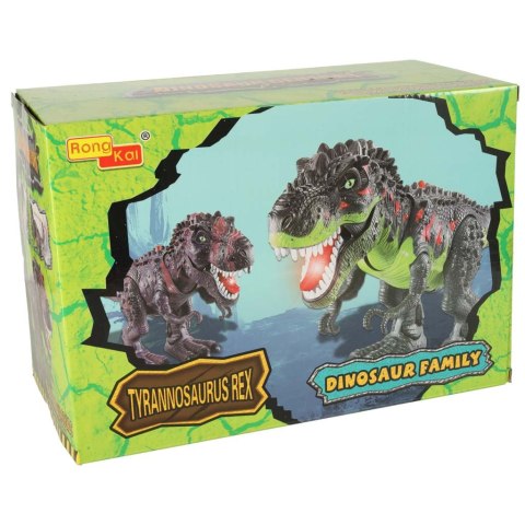 Dinozaur T-REX elektroniczny chodzi ryczy zielony Dinozaur T-REX elektroniczny chodzi ryczy zielony
