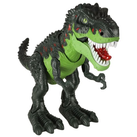 Dinozaur T-REX elektroniczny chodzi ryczy zielony Dinozaur T-REX elektroniczny chodzi ryczy zielony