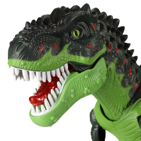 Dinozaur T-REX elektroniczny chodzi ryczy zielony Dinozaur T-REX elektroniczny chodzi ryczy zielony