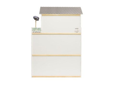 Domek dla lalek drewniany MDF mebelki 122cm XXL LED Domek dla lalek drewniany MDF mebelki 122cm XXL LED