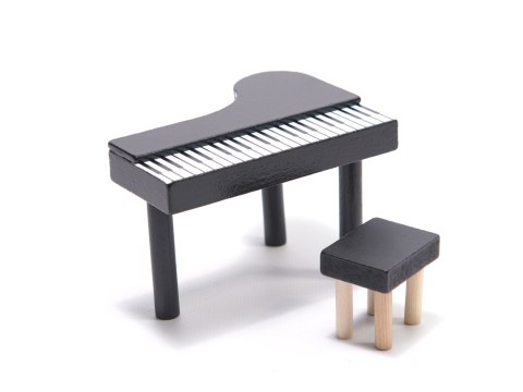 Domek dla lalek drewniany MDF mebelki 78cm czarny LED Domek dla lalek drewniany MDF mebelki 78cm czarny LED