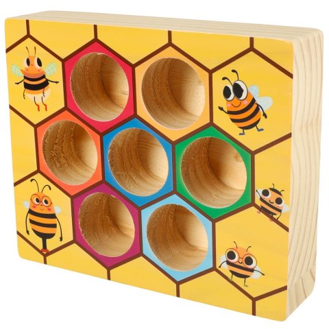 Gra edukacyjna plaster miodu pszczółki montessori Gra edukacyjna plaster miodu pszczółki montessori