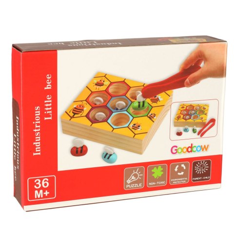 Gra edukacyjna plaster miodu pszczółki montessori Gra edukacyjna plaster miodu pszczółki montessori