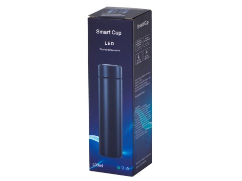 Kubek bidon termiczny termos smart LED 500ml czarny Kubek bidon termiczny termos smart LED 500ml czarny