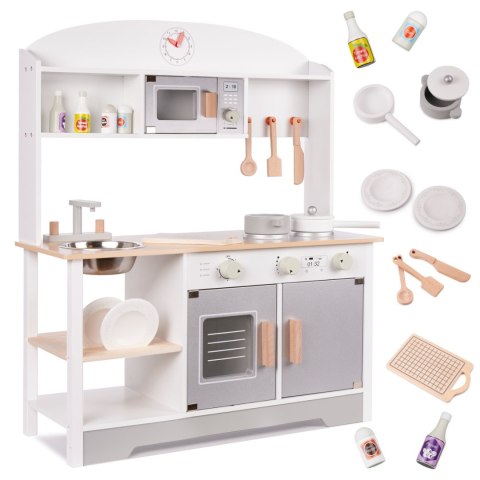 Kuchnia dla dzieci drewniana MDF MODERN CLASSIC akcesoria 82cm Kuchnia dla dzieci drewniana MDF MODERN CLASSIC akcesoria 82cm