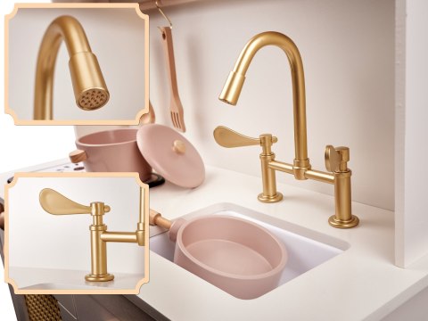Kuchnia dla dzieci drewniana MDF retro z akcesoriami BOHO 100cm Kuchnia dla dzieci drewniana MDF retro z akcesoriami BOHO 100cm