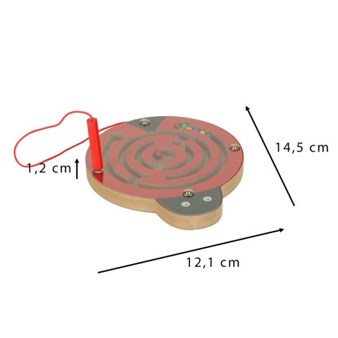 Labirynt magnetyczny kuleczki biedronka Labirynt magnetyczny kuleczki biedronka