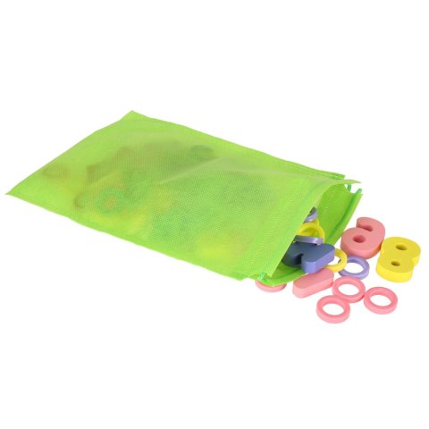 Liczydło drewniane sorter cyfry montessori 3w1 13x36cm Liczydło drewniane sorter cyfry montessori 3w1 13x36cm